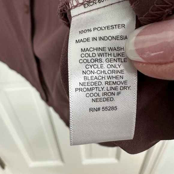 Express Purple Button Down w/Black Piping Sz Med Eclectic Grandpa City Girl - Picture 7 of 9